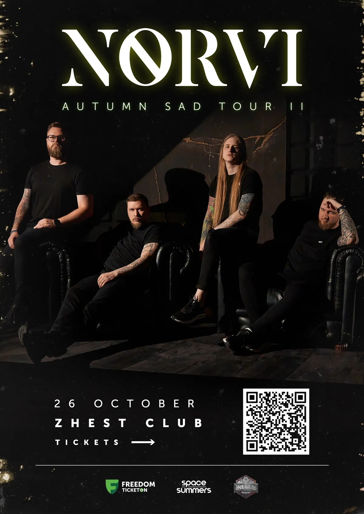 NORVI concert poster, Almaty