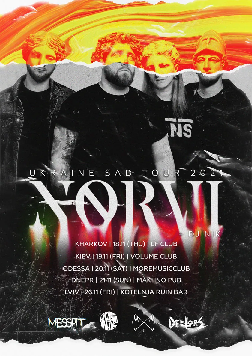NORVI Ukraine Sad Tour 2021 poster